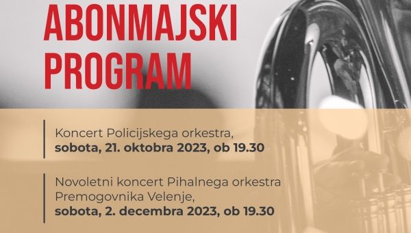 Nova abonmajska sezona Pihalnega orkestra Premogovnika Velenje